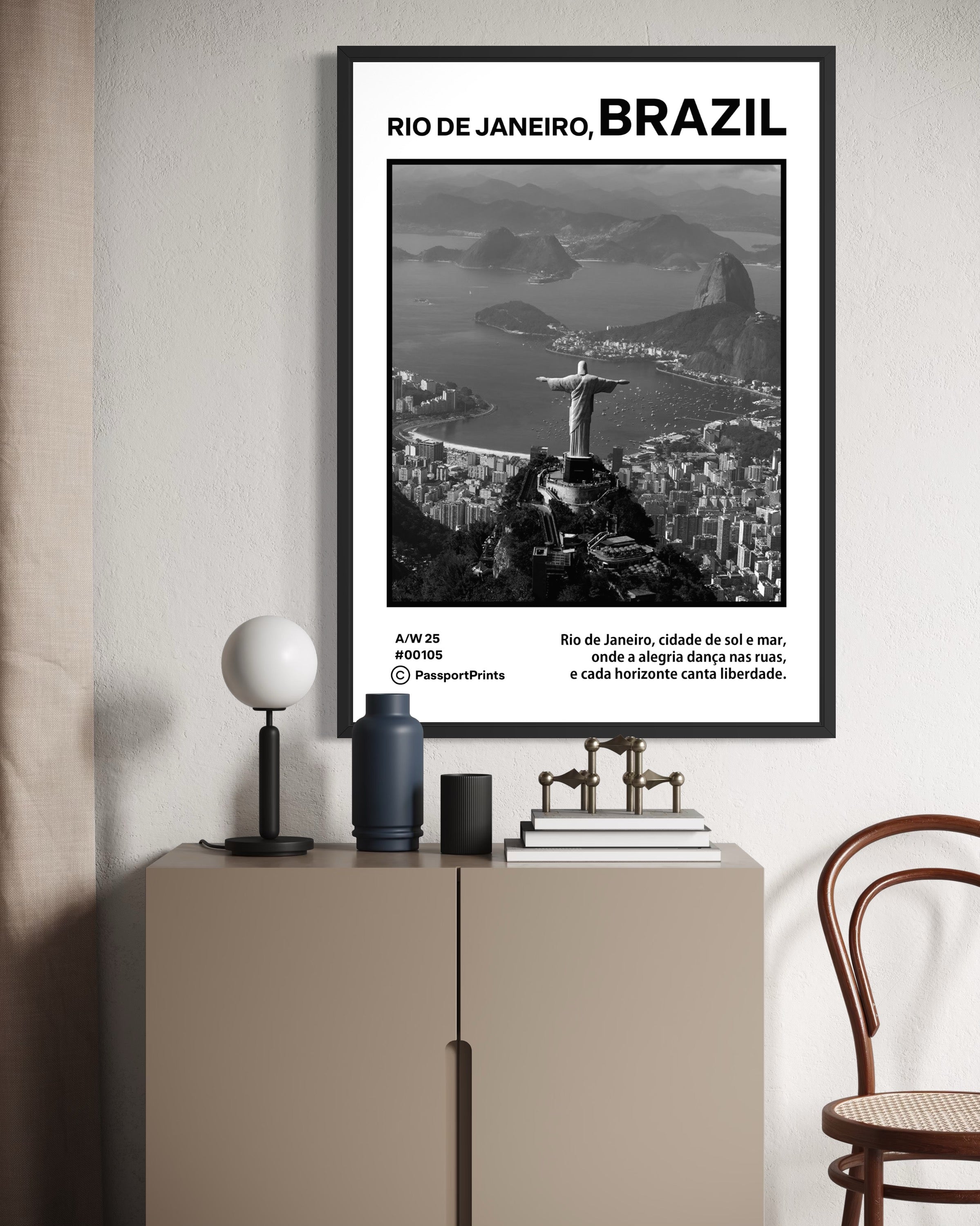 Rio De Janeiro, Brazil Poster