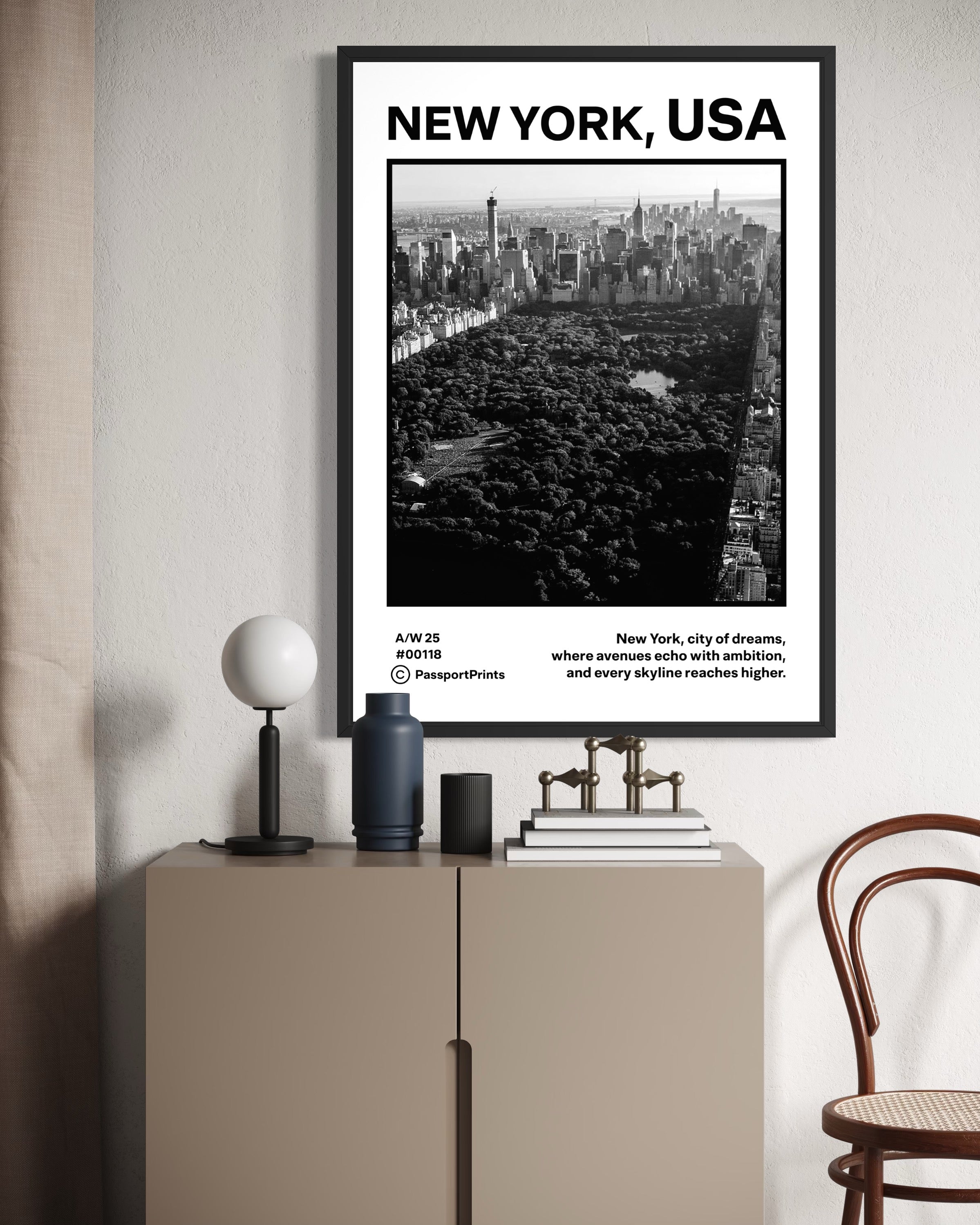 New York, USA Poster