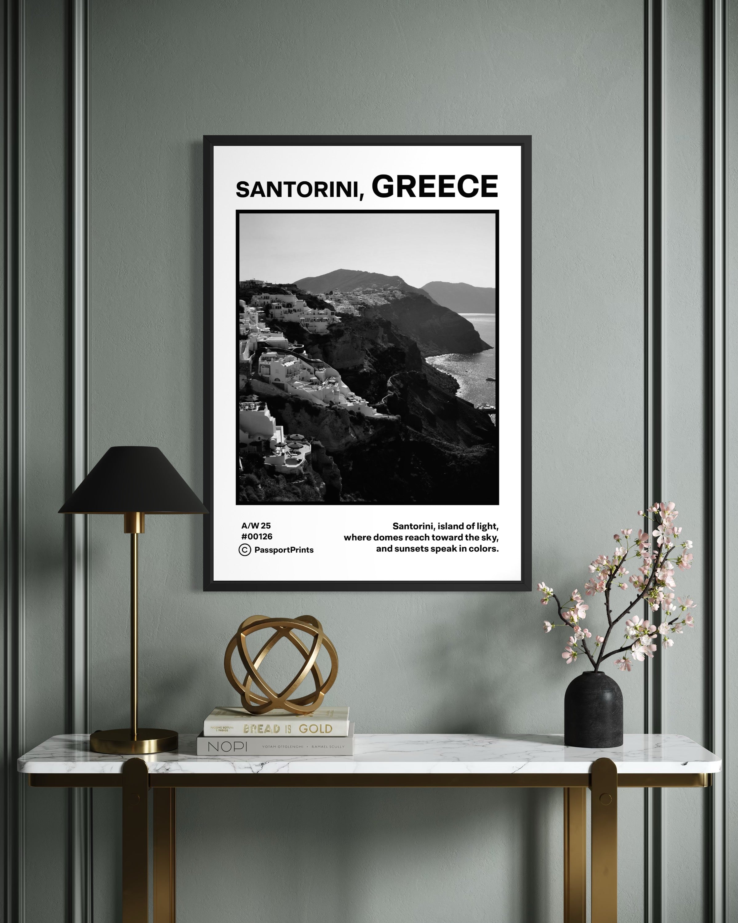 Santorini, Greece Poster