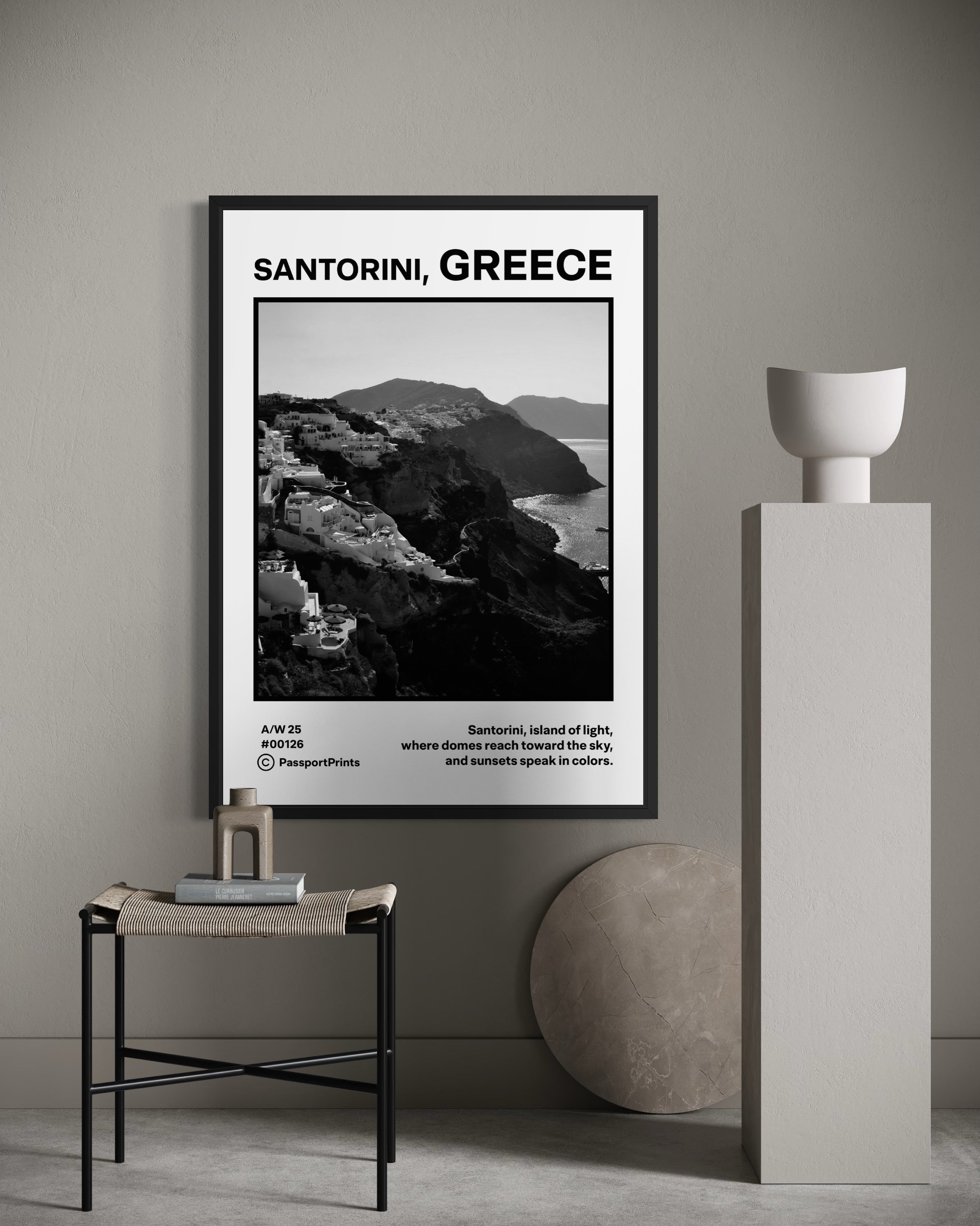 Santorini, Greece Poster
